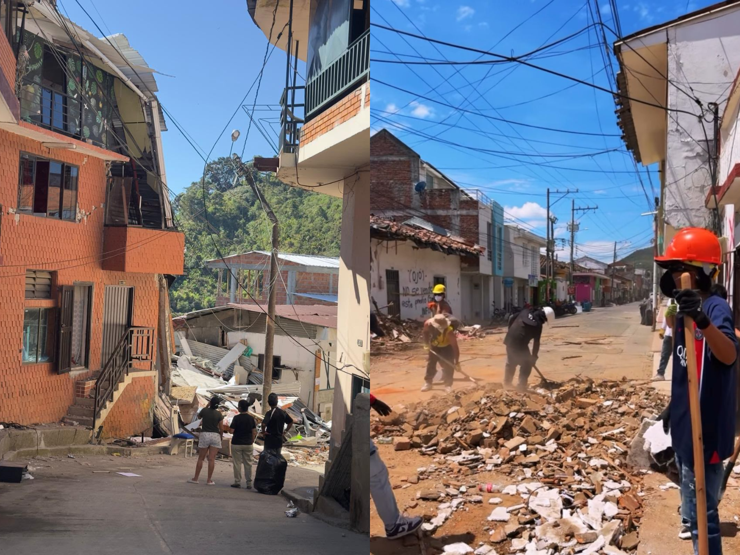 Los pueblos que empiezan a reconstruirse tras el terremoto