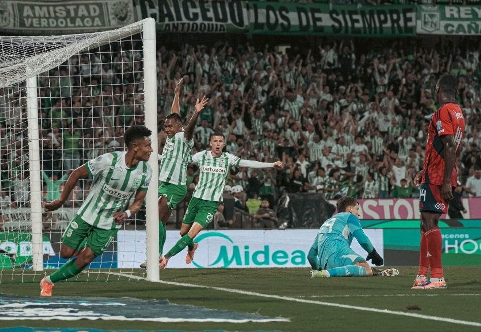 Nacional arrasó en el clásico paisa: goleó a Medellín y aseguró su clasificación