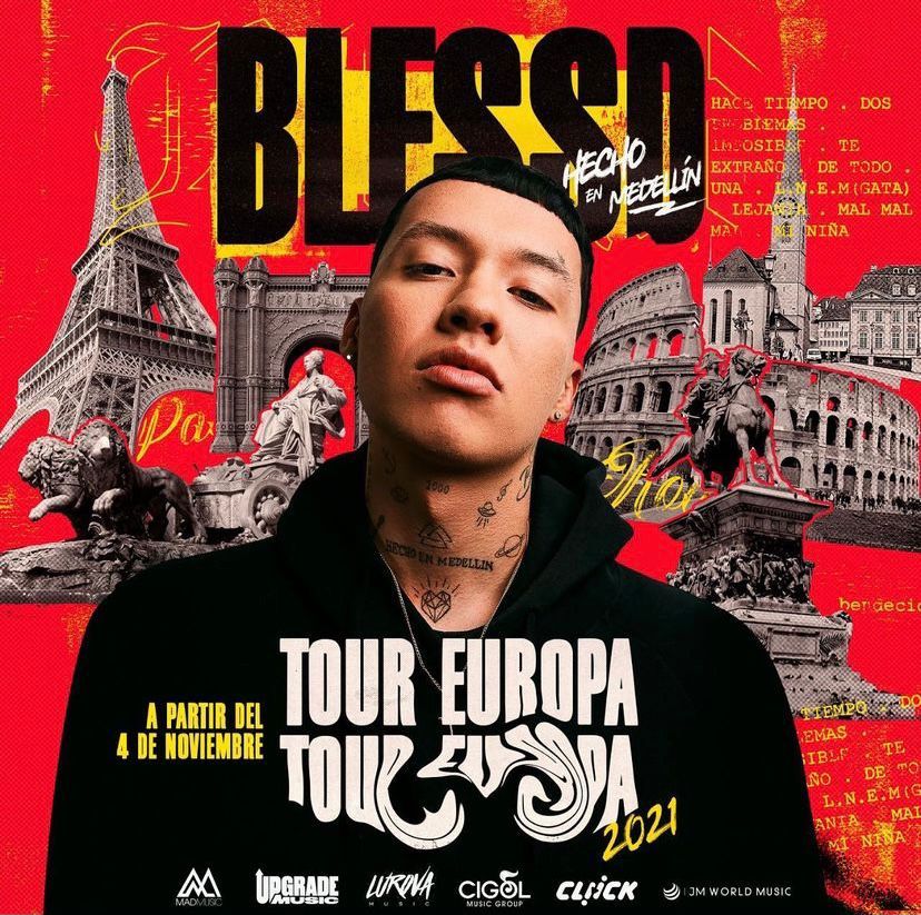 Blessd anuncia gira por Europa.