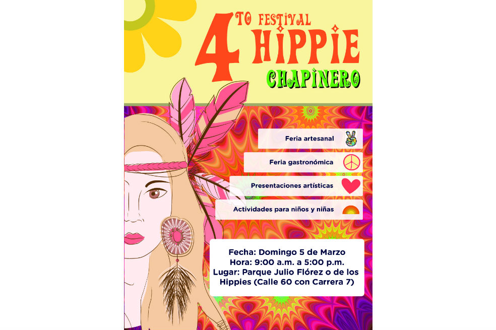 Este domingo se realizará el Festival Hippie en Bogotá