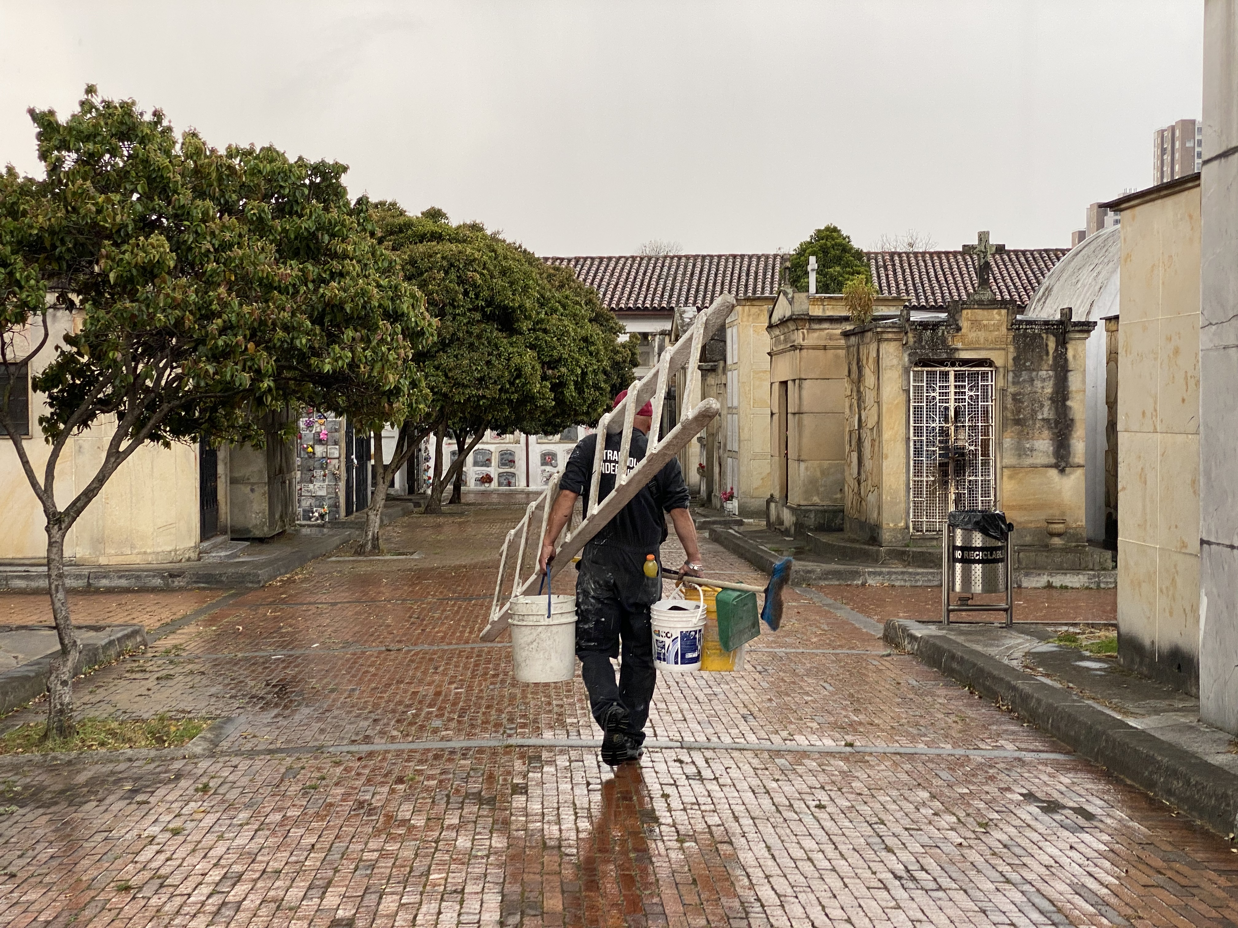 Adiós a los grafitis: Distrito intervendrá fachada del cementerio central