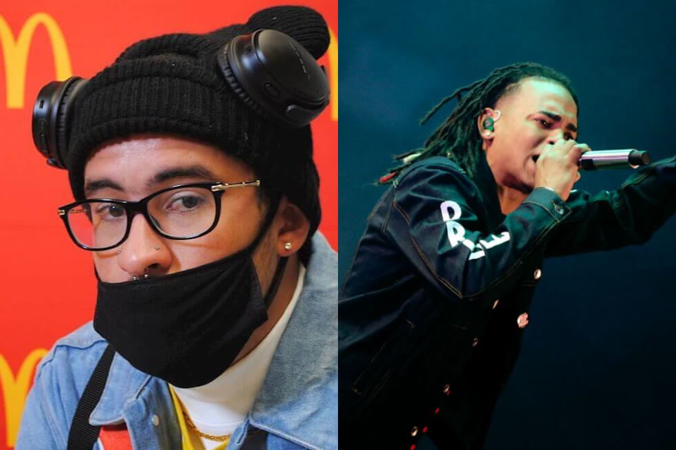 Los músicos Bad Bunny y Ozuna. / Bang Showbiz y EFE