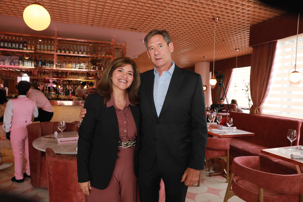 Marcela Moreno y Eduardo Garcés.