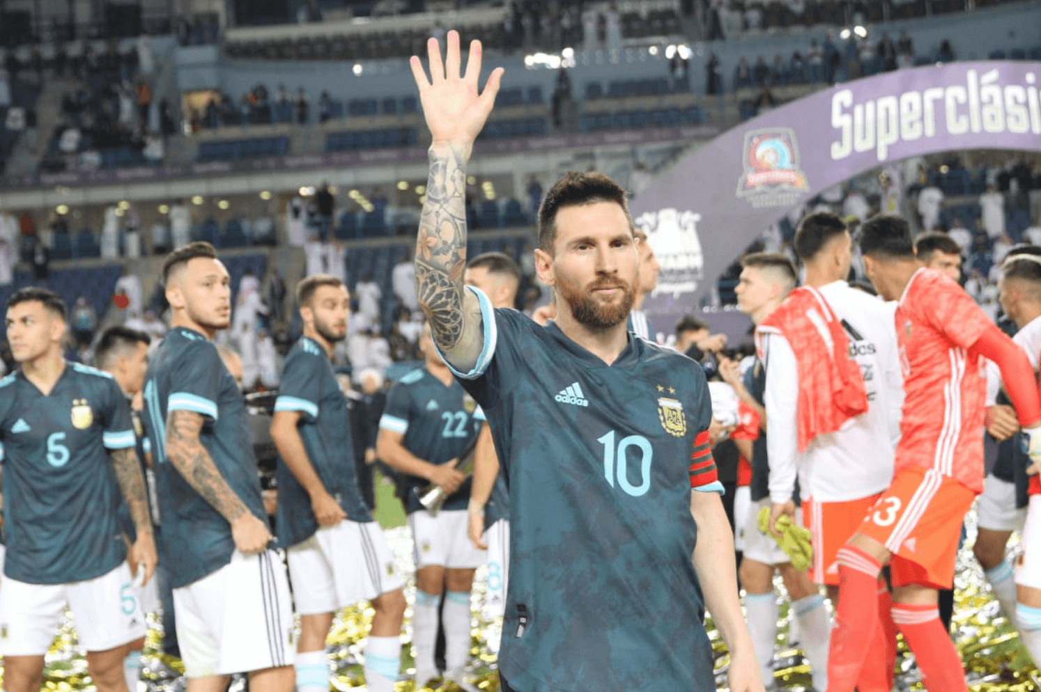 Con un gol de Messi, Argentina le ganó a Brasil