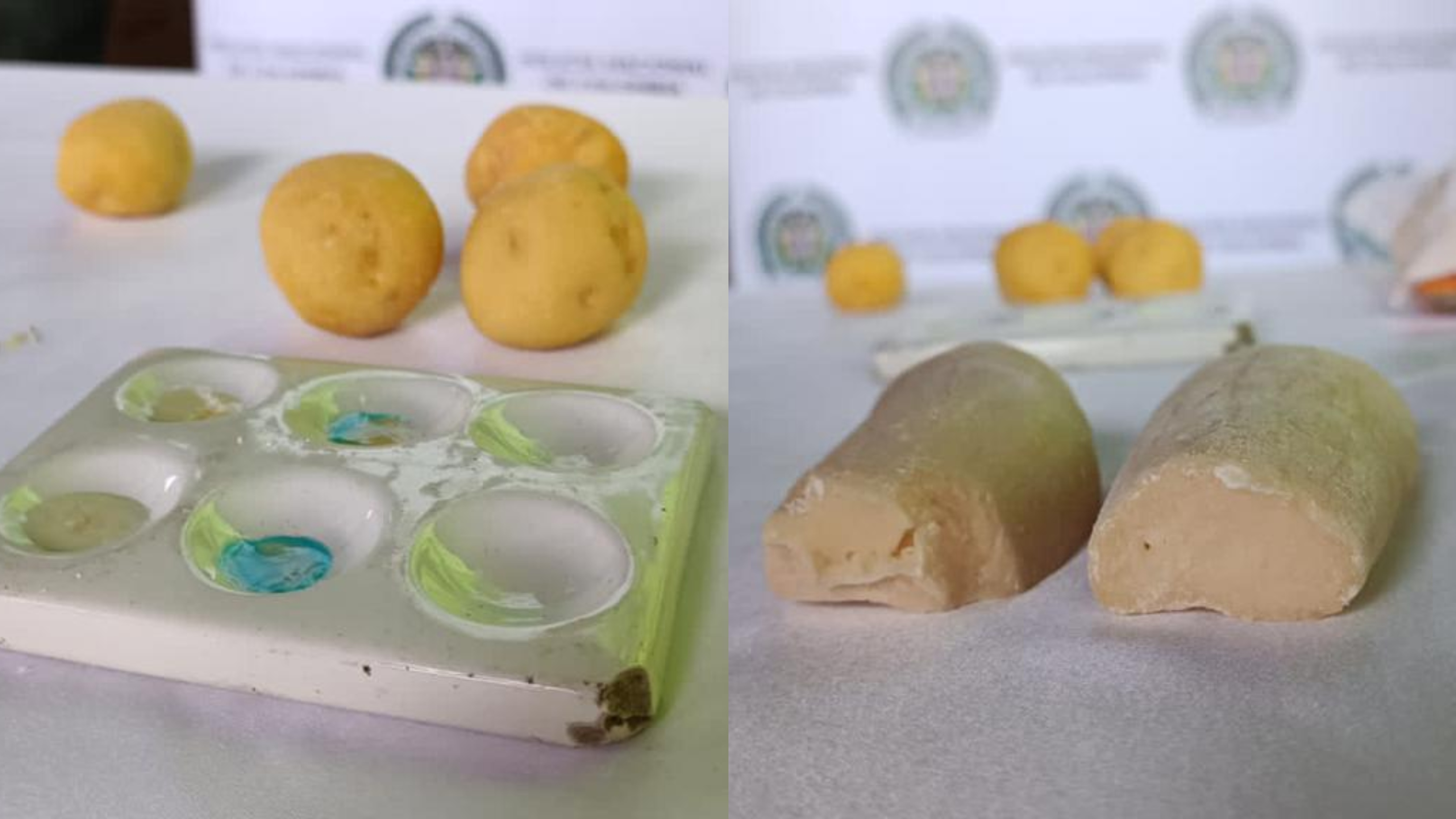 Cocaína camuflada en papas criollas y yucas falsas fue incautada en Cartagena