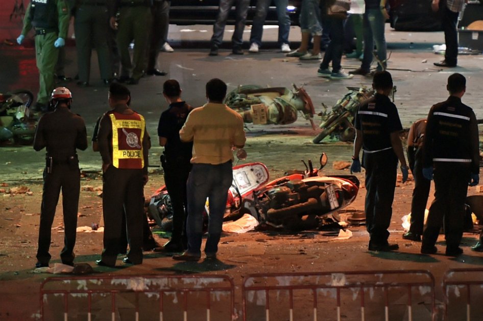 Se eleva a 16 cifra de muertos tras atentado a corazón turístico de Bangkok