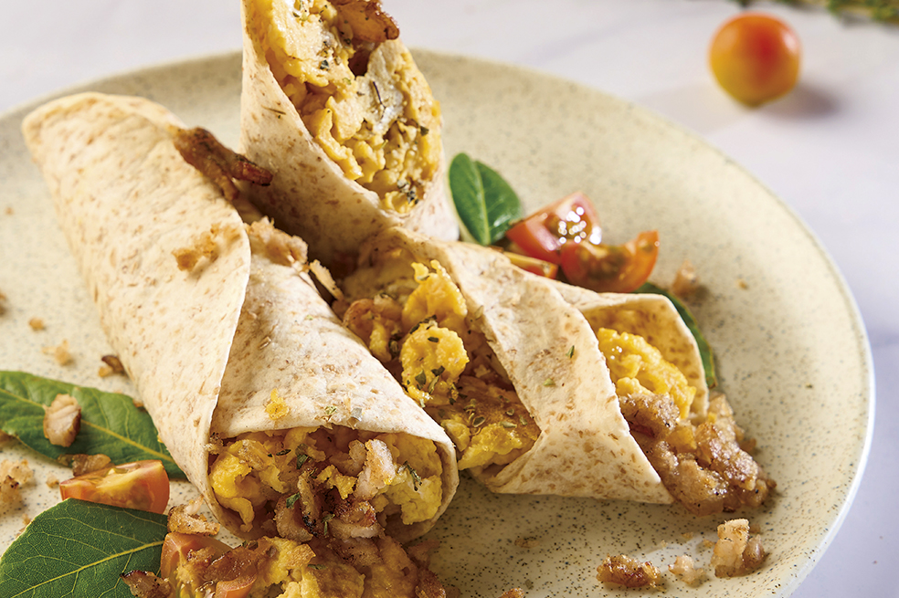 Receta de wrap, un plato delicioso para cualquier hora del día