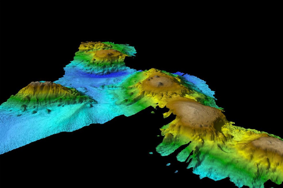 Científicos descubren una cadena de montañas submarina en el sur de Australia