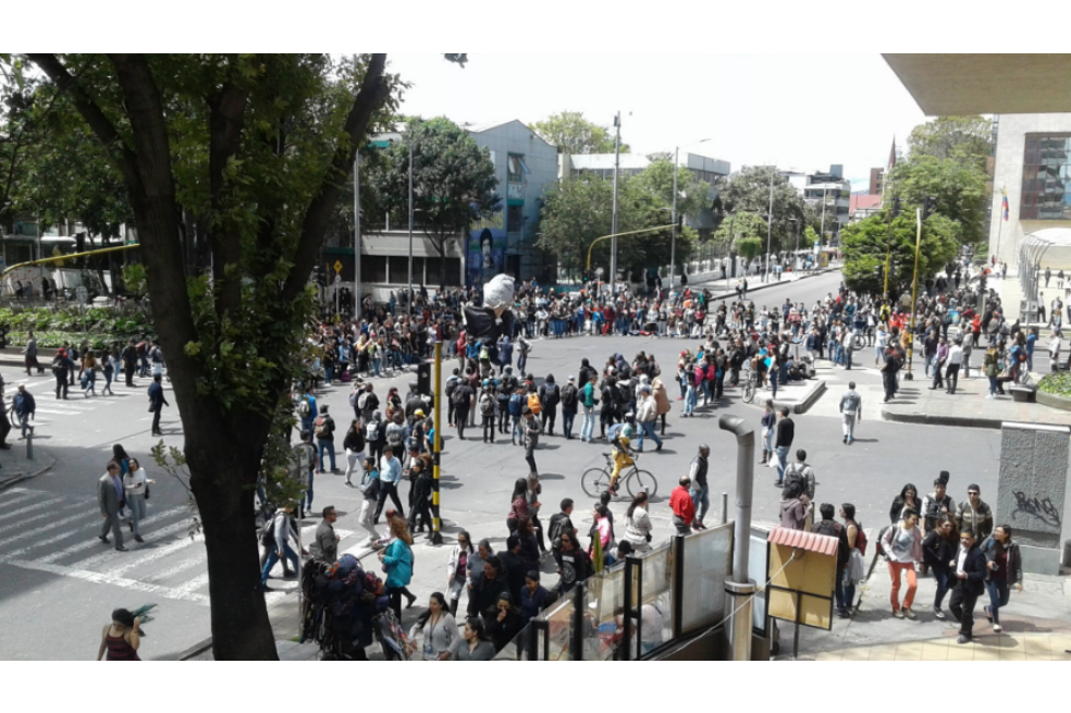 Se levantó bloqueo por protesta en la U. Pedagógica