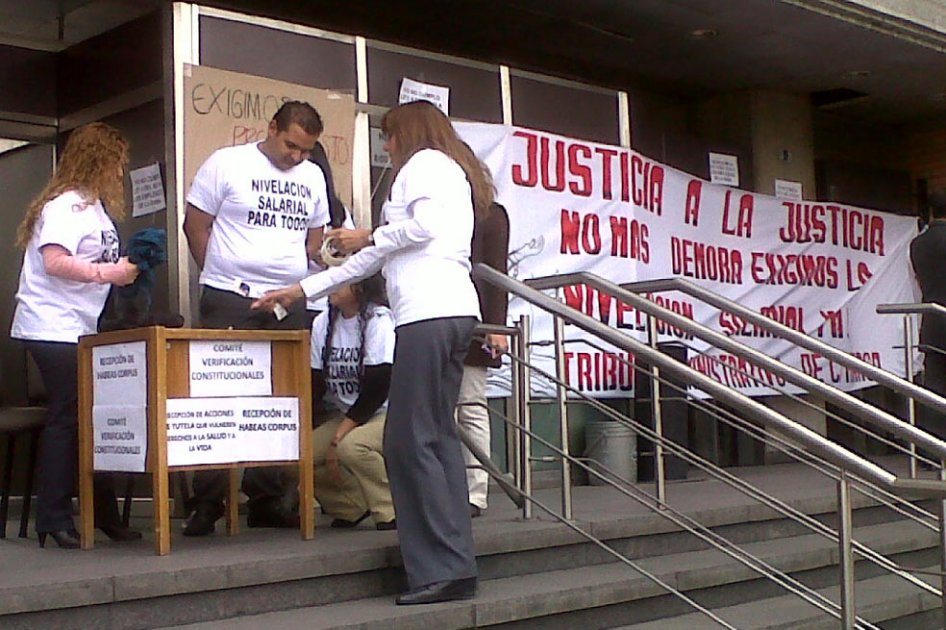 Por paro judicial, represadas 45 mil judicializaciones de capturados