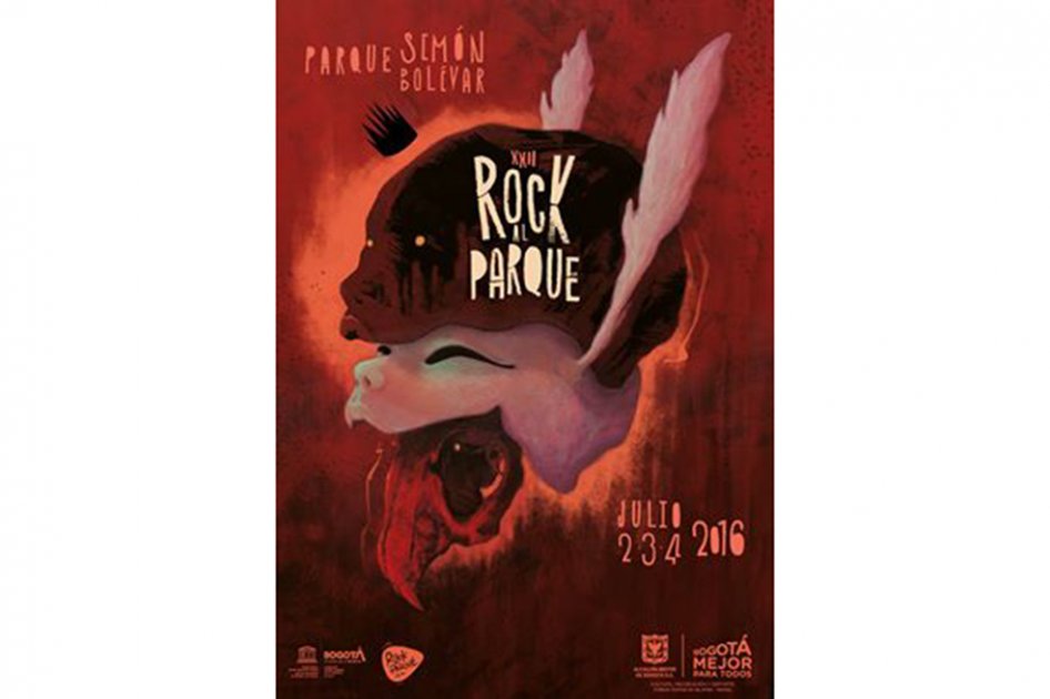 Jackalope inspira afiche de Rock al Parque 2016