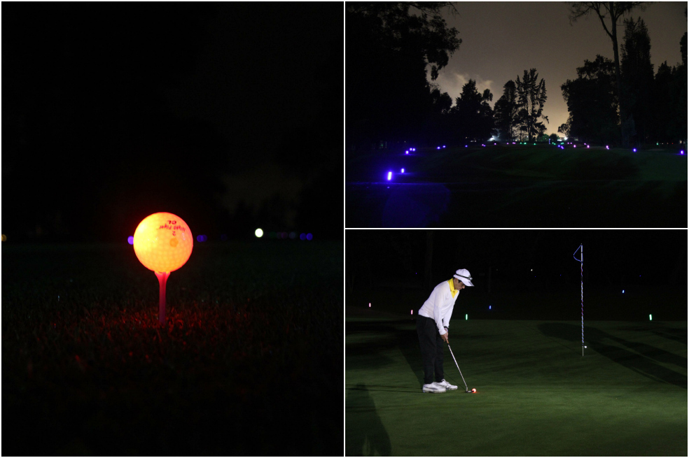 Golf nocturno, entre competitividad y entretenimiento