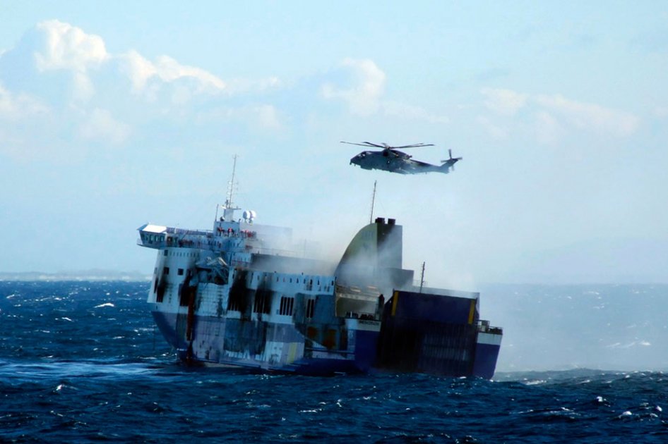 Aumenta a 11 el número de muertos en accidente del ferri «Norman Atlantic»