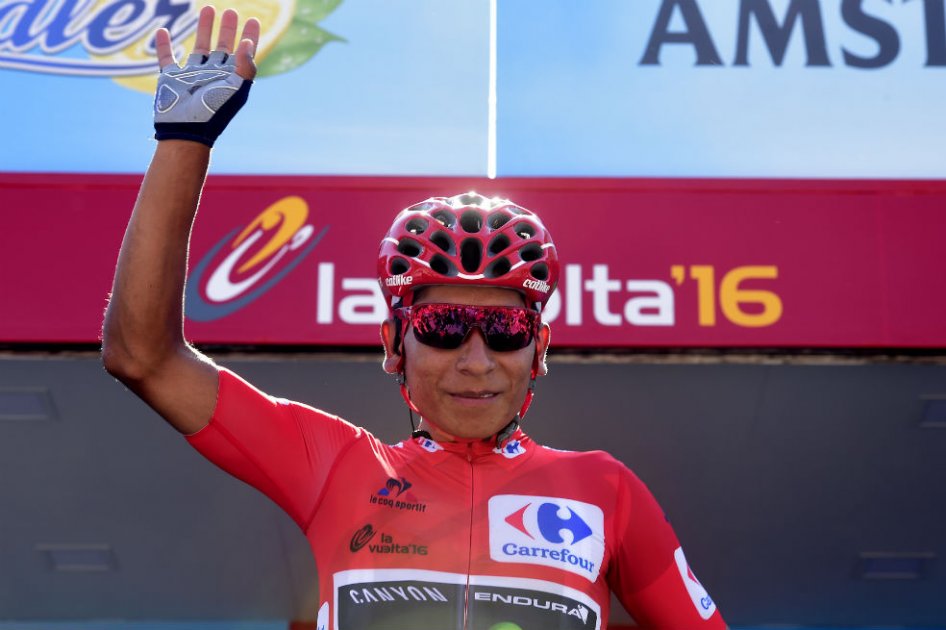Nairo Quintana es líder de la Vuelta a España. Foto: AFP