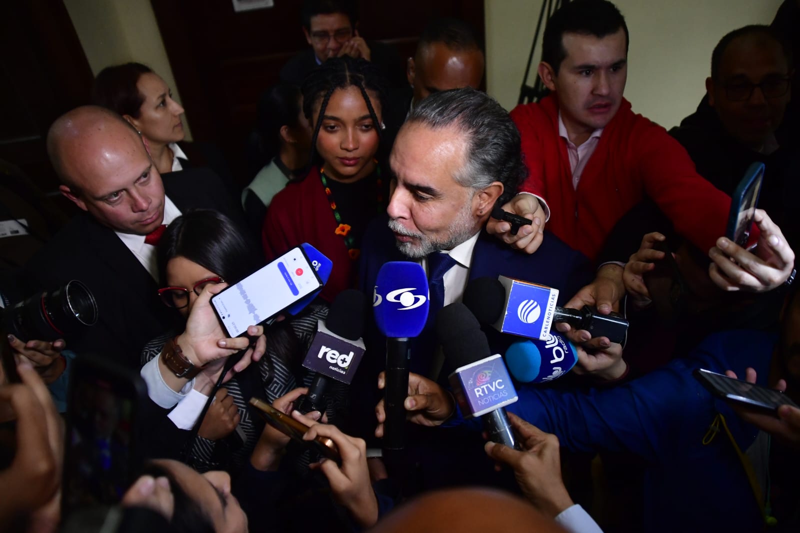 Armando Benedetti estuvo en el Congreso tras ser designado ministro del Interior