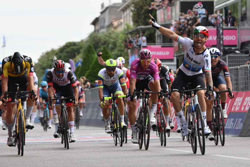 Giacomo Nizzolo ganó la etapa 13 del Giro de Italia
