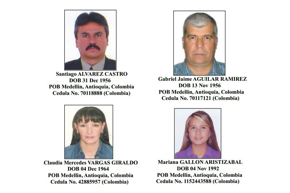 Incluyen en Lista Clinton a familiares y socios de Santiago Gallón Henao