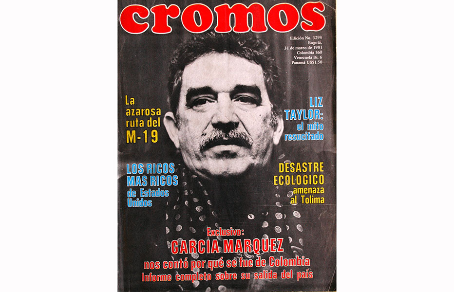 Gabo y sus portadas en Cromos