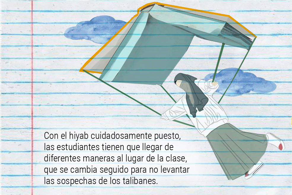 Las clases secretas que reivindican el derecho de las niñas afganas a estudiar.