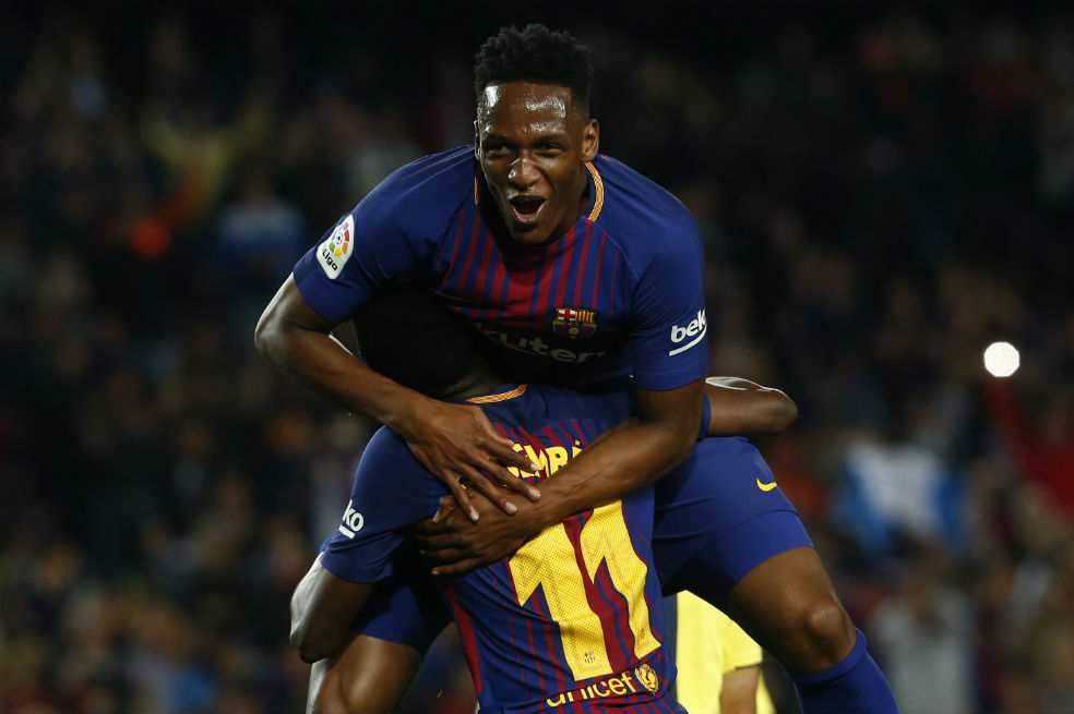 Yerry Mina, convocado por Barcelona para duelo ante Levante