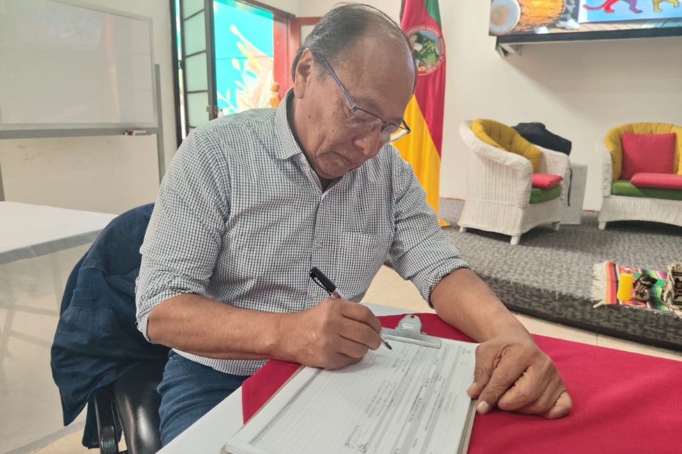 Armando Wouriyú es el líder del comité que promueve la constituyente.