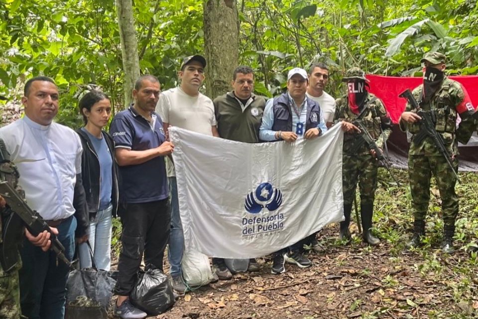 La historia detrás de la liberación de los cinco civiles secuestrados por el ELN