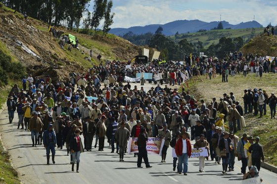 “El Gobierno no entiende que estamos en paro”: voceros campesinos