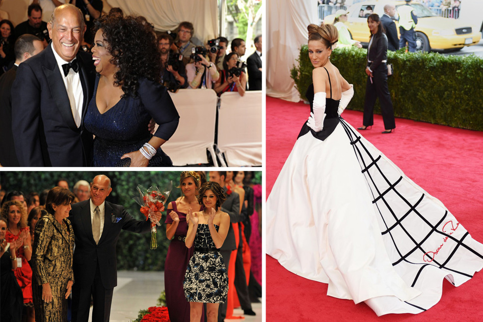 Doce momentos y diseños de Oscar de la Renta para la historia