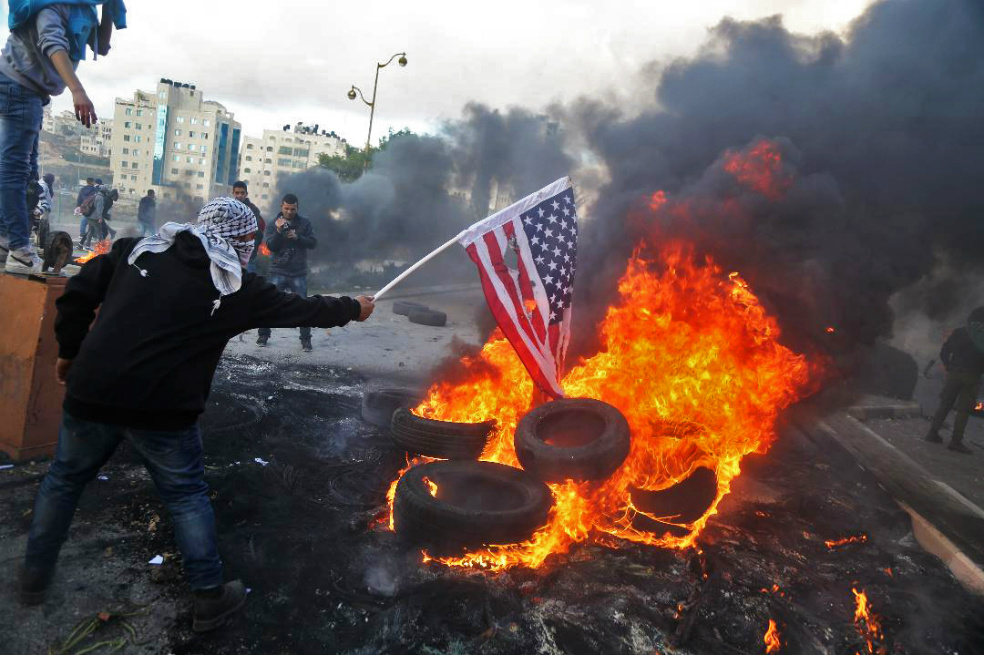 Violencia en territorios palestinos tras reconocimiento de Jerusalén como capital de Israel