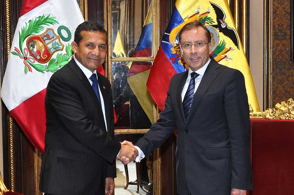 Perú-Ecuador, peleas de supermercado