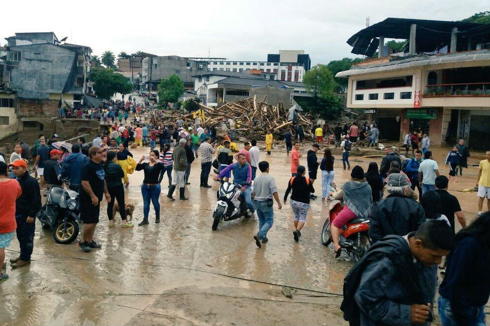 Las desgarradoras fotos que deja la avalancha en Mocoa