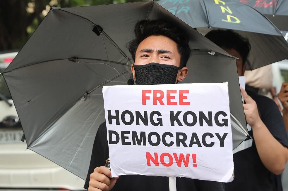 Detenidos voceros de manifestaciones en Hong Kong antes de esperada protesta