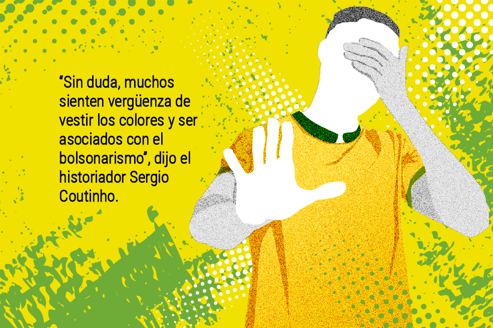 El mundo no es como lo pintan: Bolsonaro y la "vergüenza" de vestir la 'verde-amarela'.