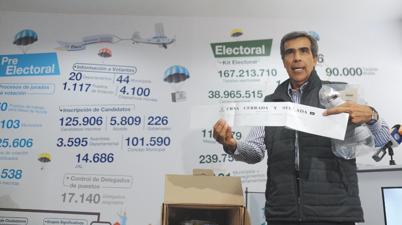 Así se moverán los 167,2 millones de tarjetones para las elecciones regionales