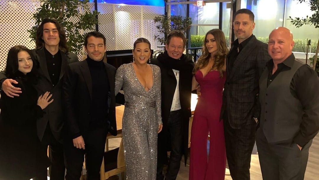 Sofia Vergara y su familia.