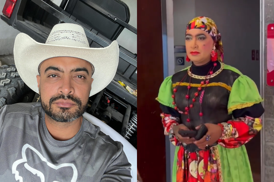Video | Jhon Alex Castaño se disfrazó de la Bruja Dioselina y así le fue