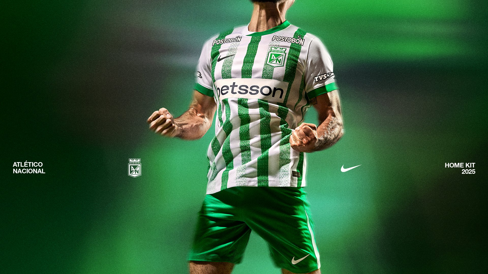 Esta es la nueva camiseta de Atlético Nacional para 2025.