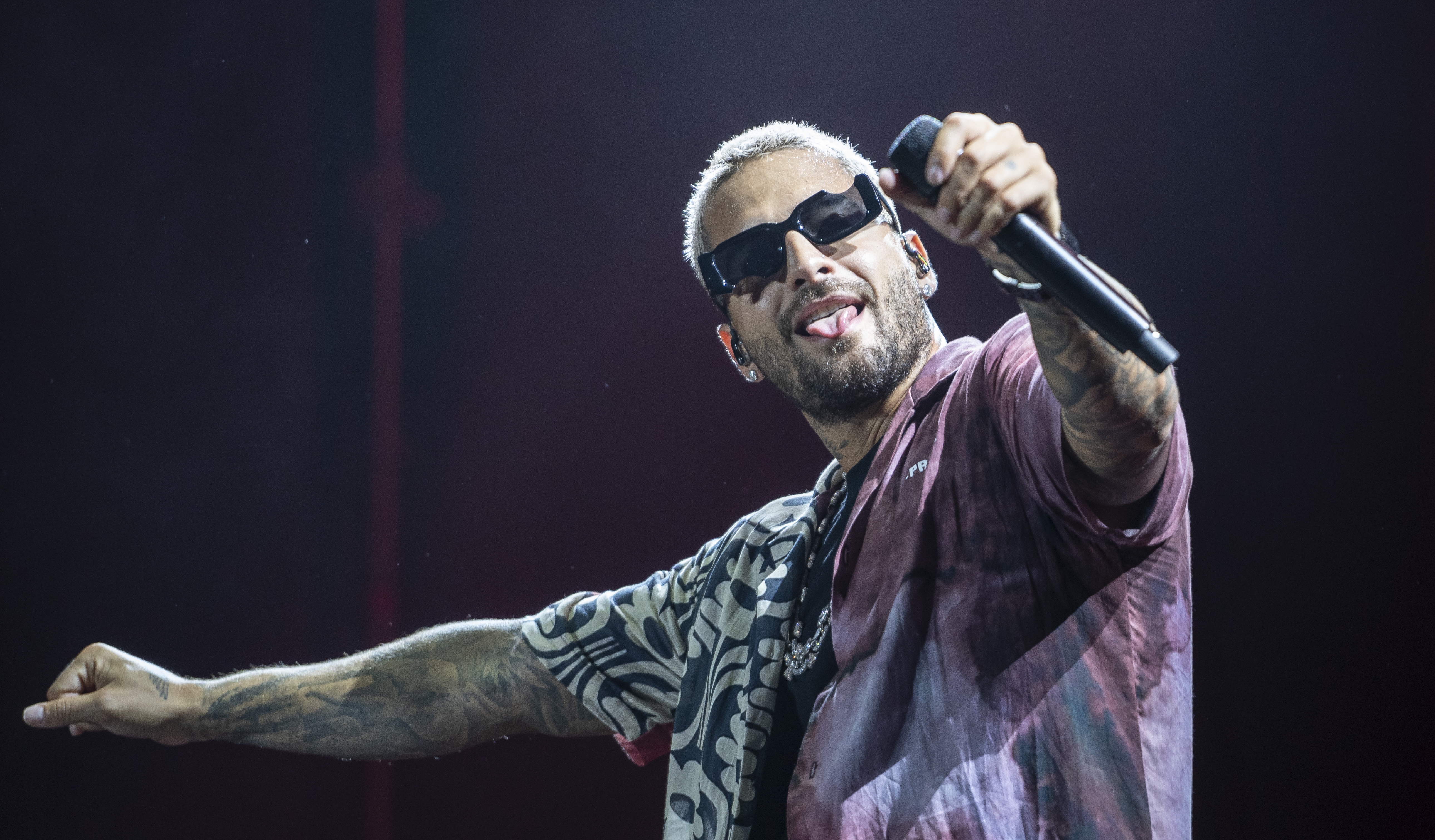 VIDEO| “Se van ya de mi concierto”: Maluma sacó a fanáticas luego de pelea