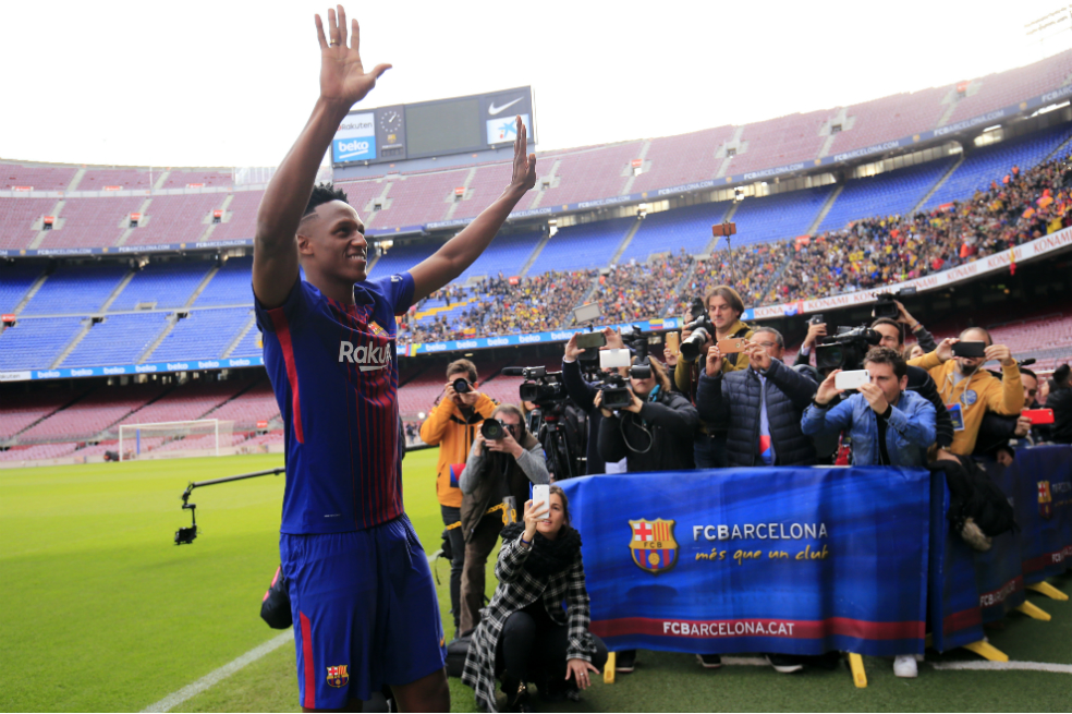 Carta de bienvenida a Yerry Mina