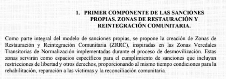 Borrador de decreto conocido por Colombia+20.