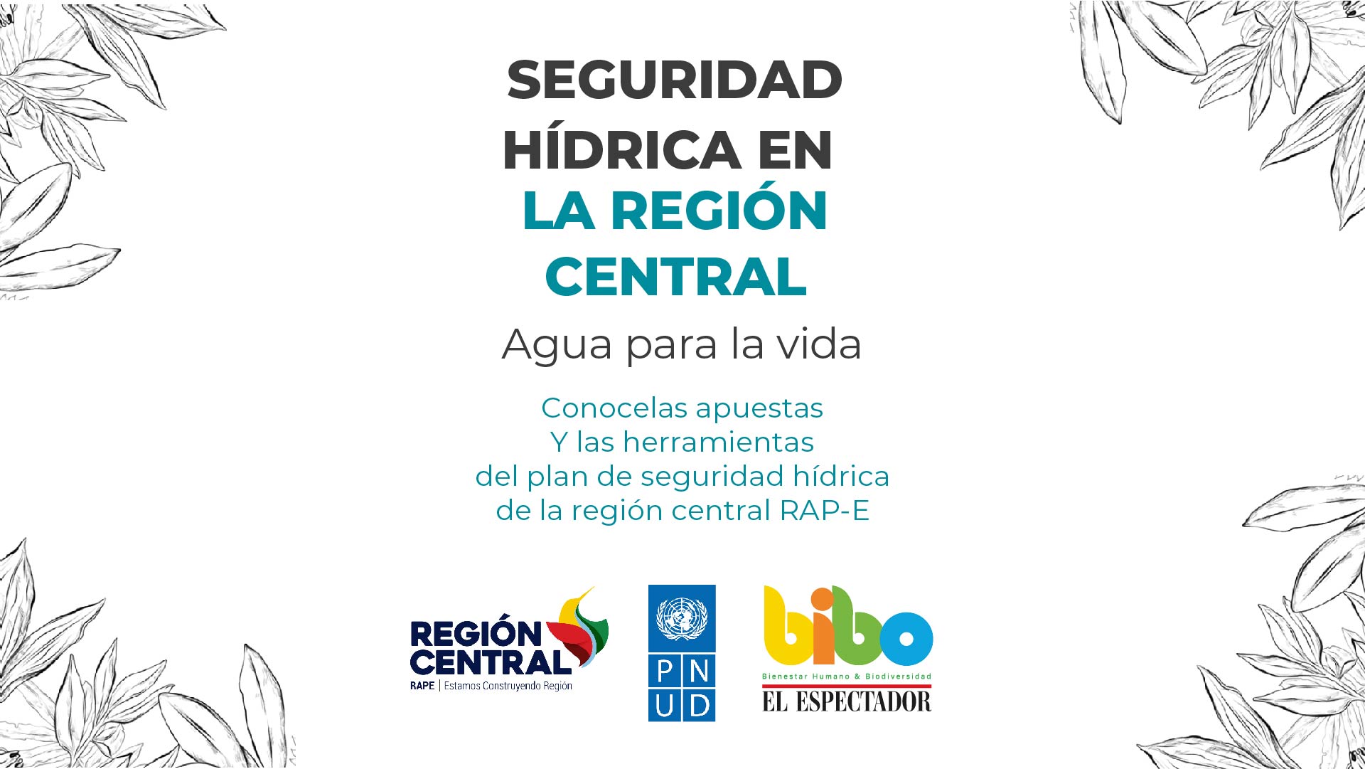 Seguridad Hídrica en la Región Central: Agua para la vida