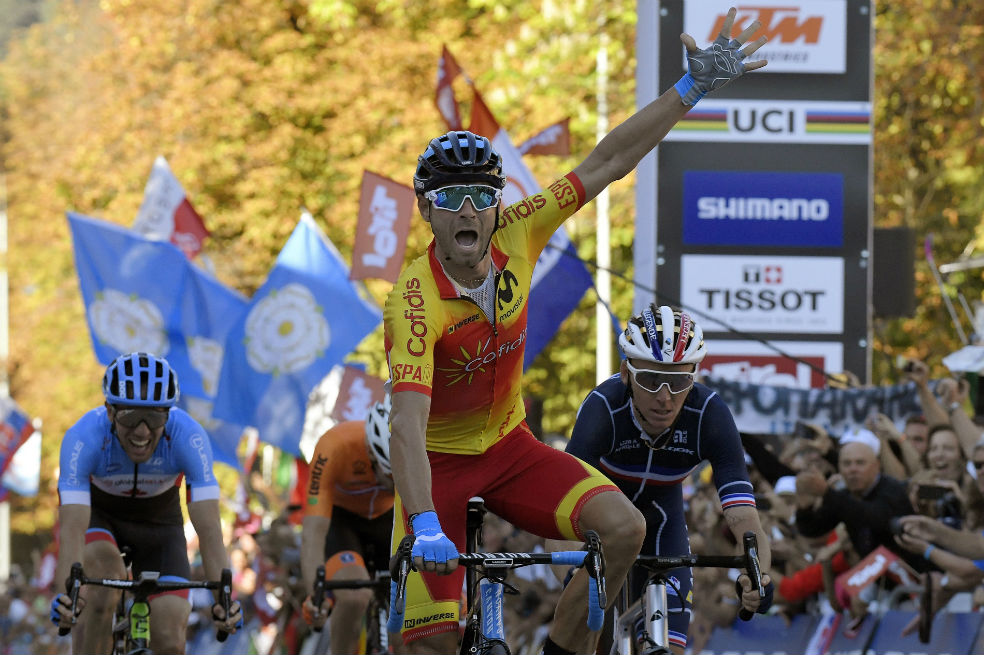 Alejandro Valverde, campeón del Mundial de Ciclismo