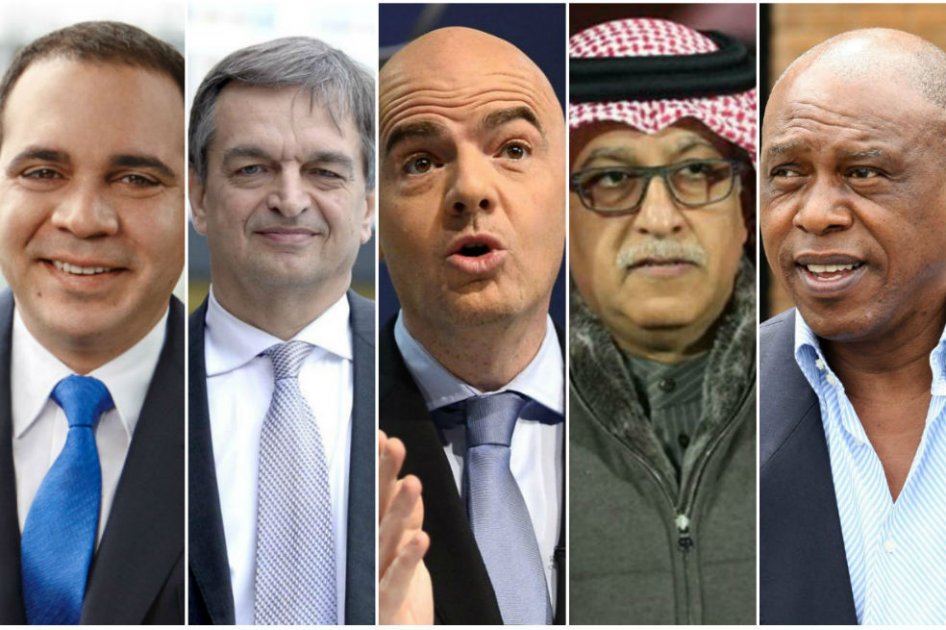 Estos son los cinco candidatos y sus programas a la presidencia de la Fifa