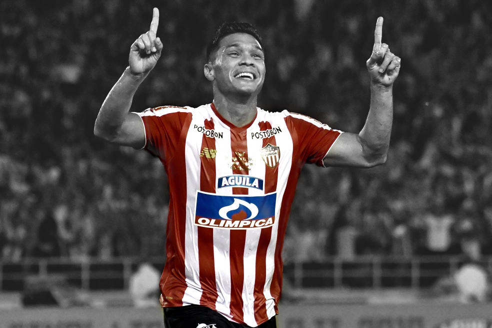 Teófilo Gutiérrez, en blanco y  negro