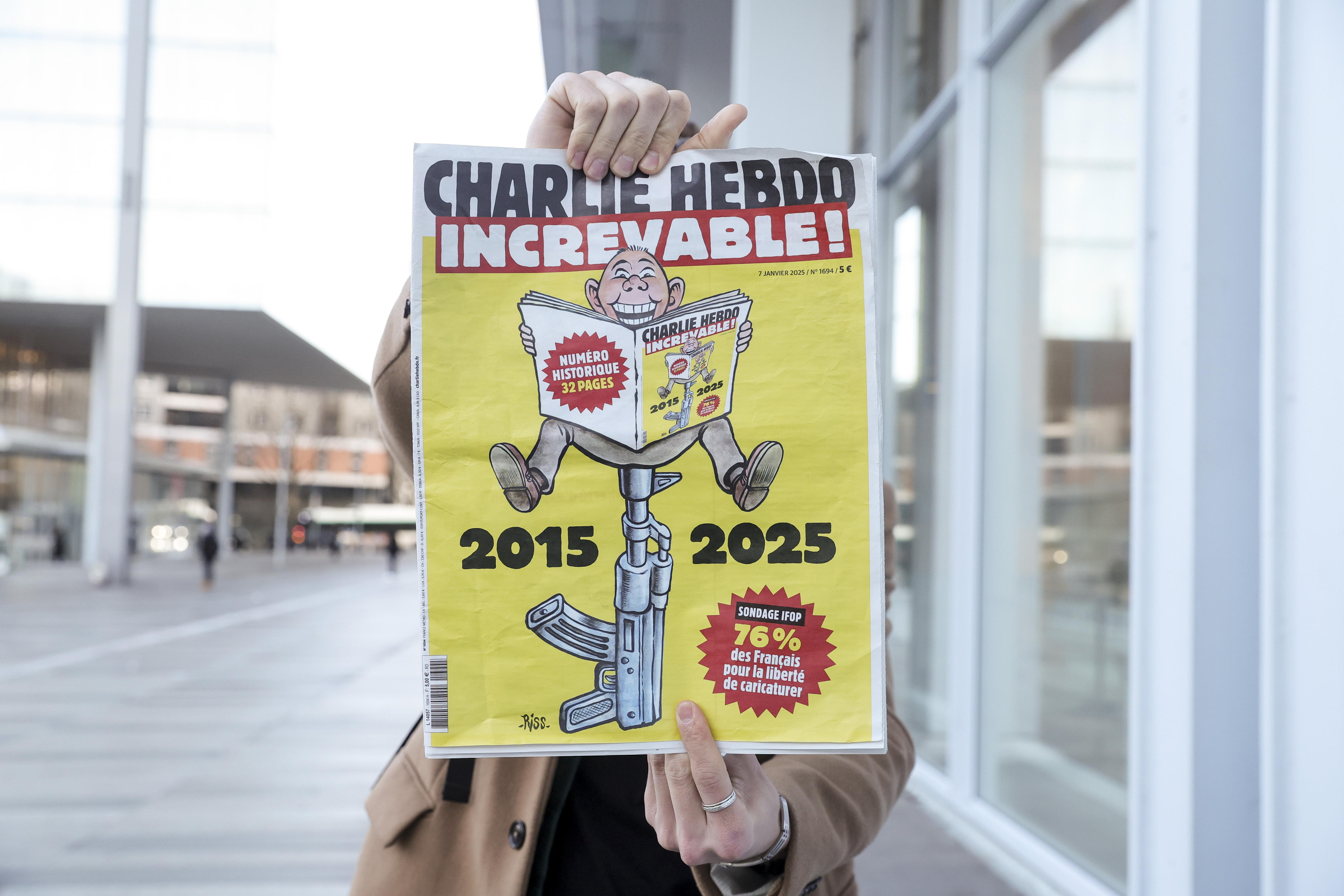 “Las ganas de reír no desaparecerán jamás”: 10 años del atentado a Charlie Hebdo
