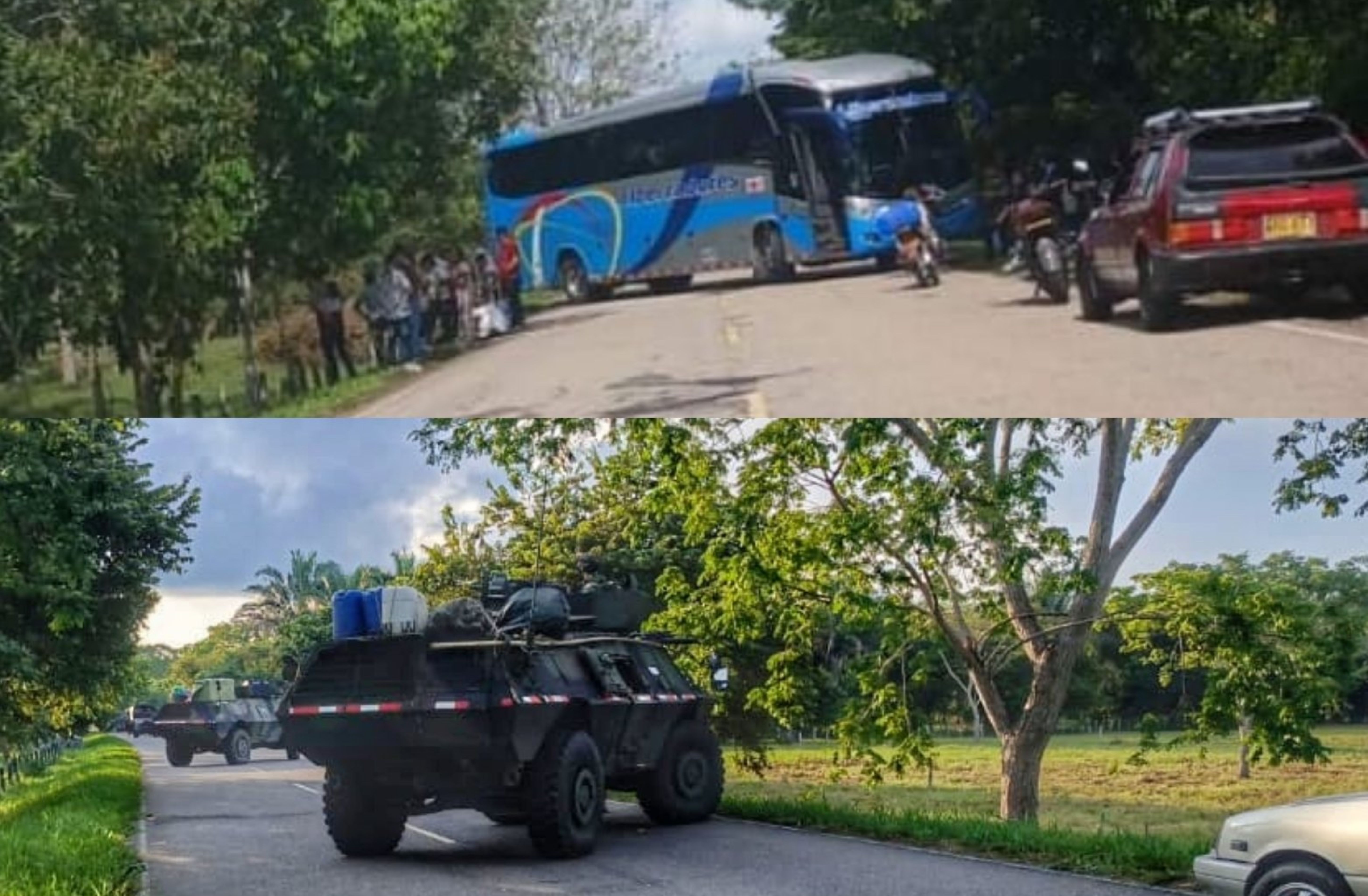 ELN habría detonado explosivos contra una tanqueta del Ejército en Arauca.