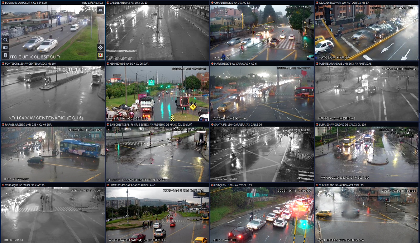 Se registran fuertes lluvias en Bogotá: este es el reporte de las autoridades