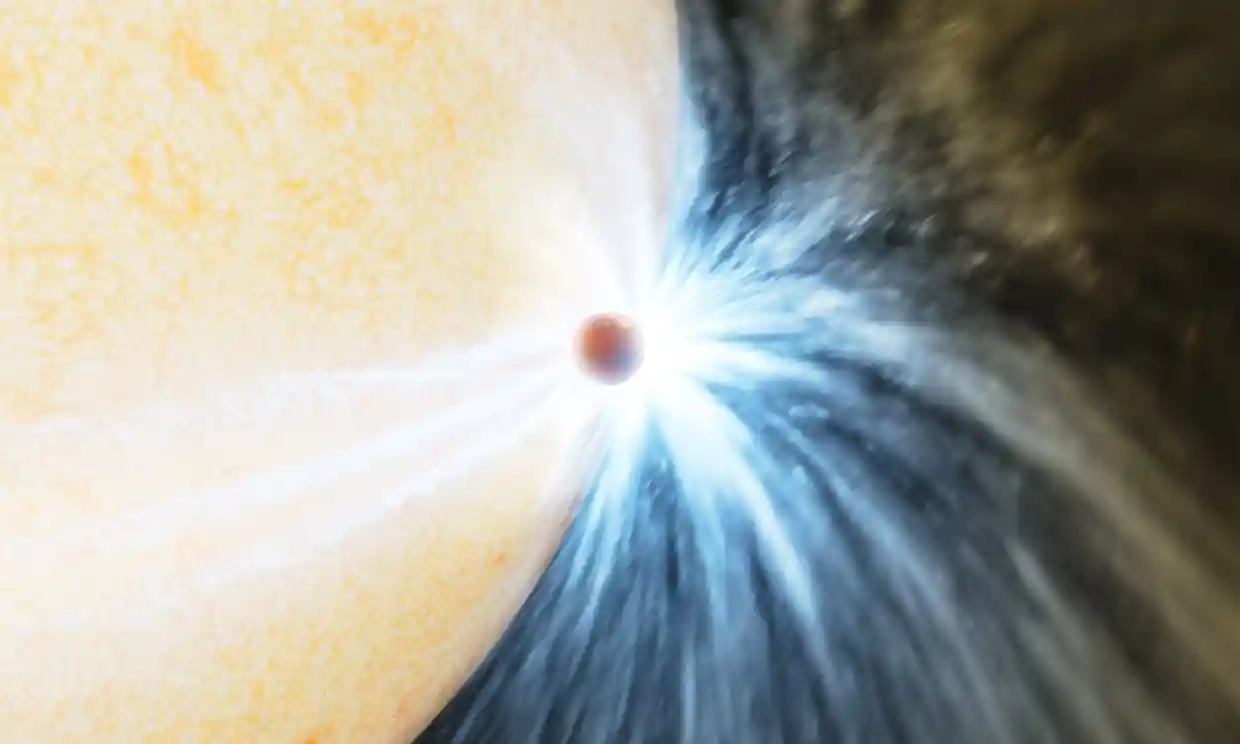 Capturan por primera vez el momento en que un planeta es ‘devorado’ por una estrella