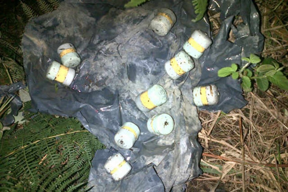 Hallan caleta con 10 minas antipersonales en Antioquia