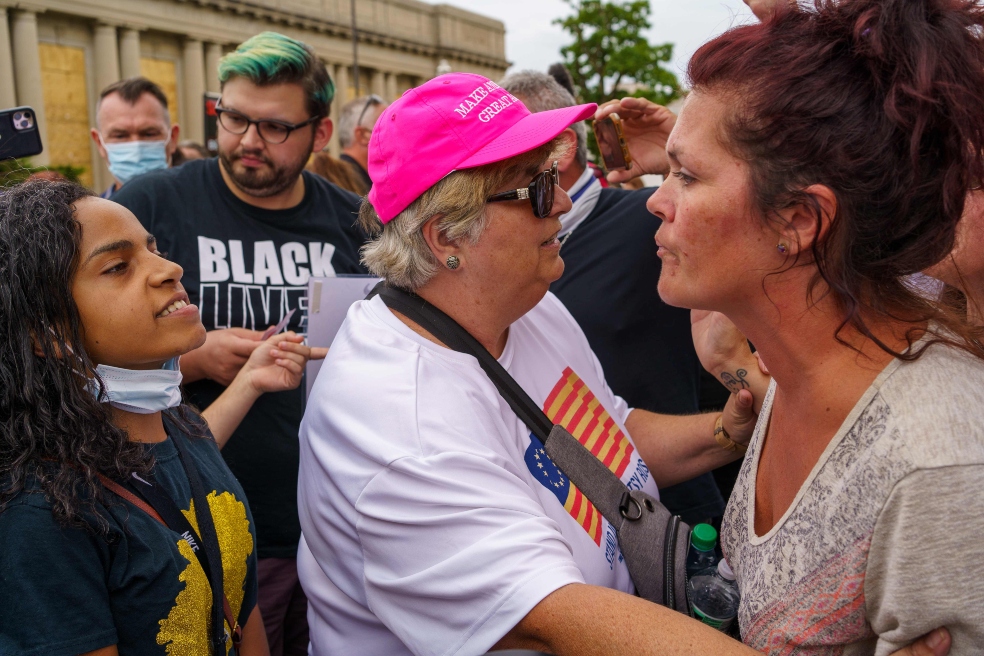 Donald Trump visita Kenosha y dice que protestas son “terrorismo doméstico”